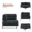 Fauteuil d'angle large Kevene 36,2-1957157857