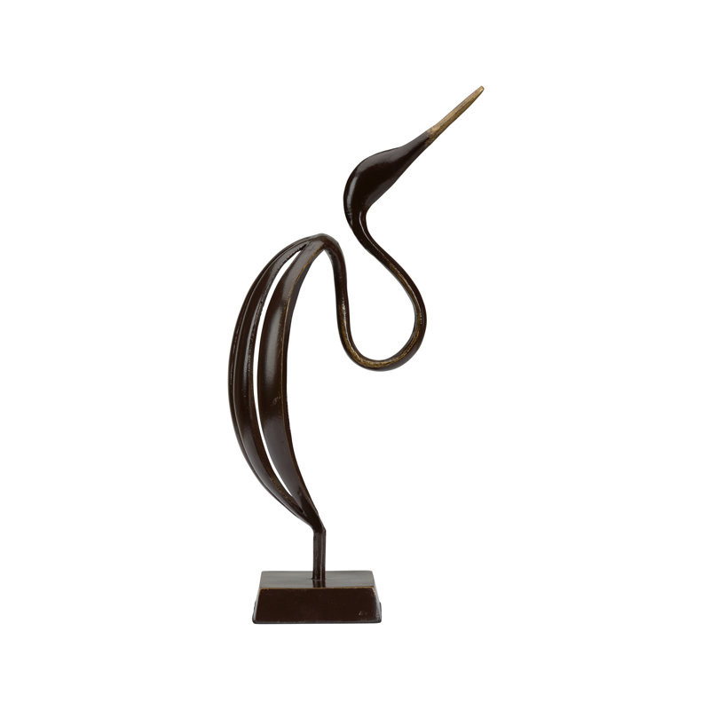 Stylized Crane Figurine