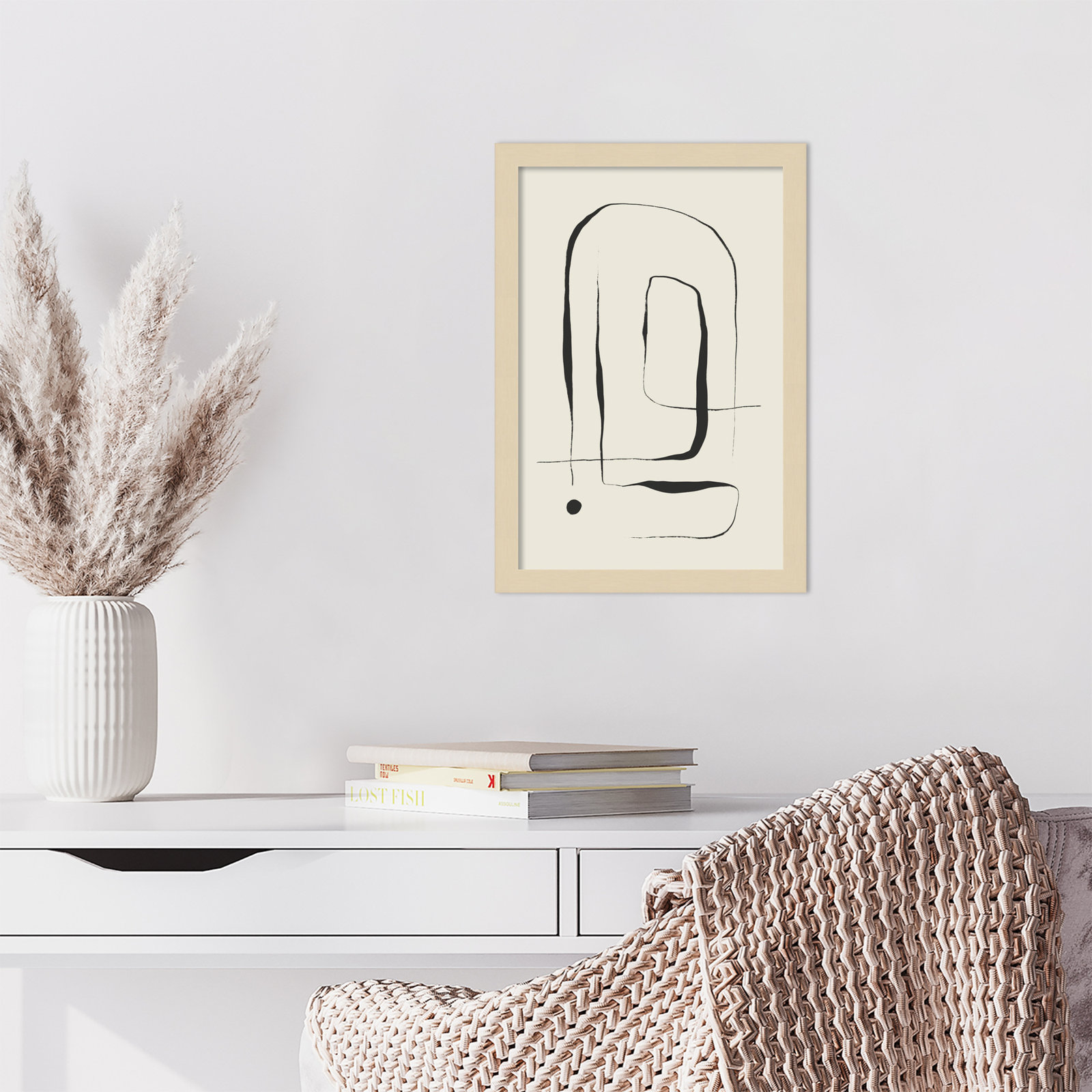 The Point No 2 by Treechild  Wood Framed Wall Art Print, 17" H x 12" W, Brown