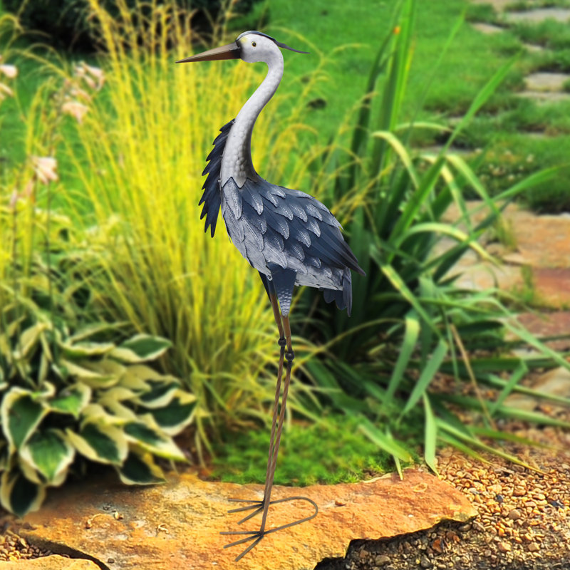 Standing Heron Statue