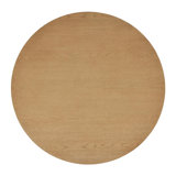 Round Oak Pedestal Dining Table