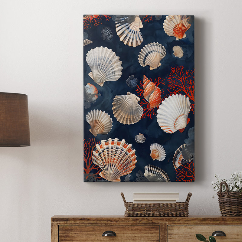 NAUTICAL Series CECXIX - Toile tendue avec châssis de qualité supérieure - Prêt à être accroché, H 18 po x l 12 po