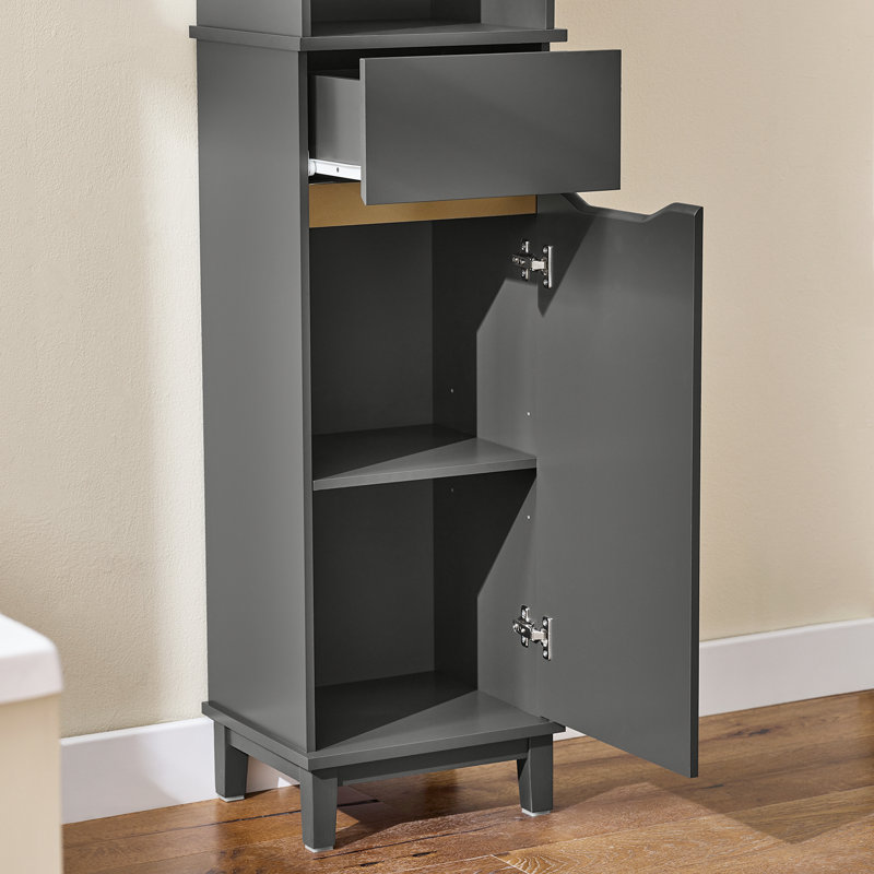 Abdirahmaan Bathroom Cabinet, Grey