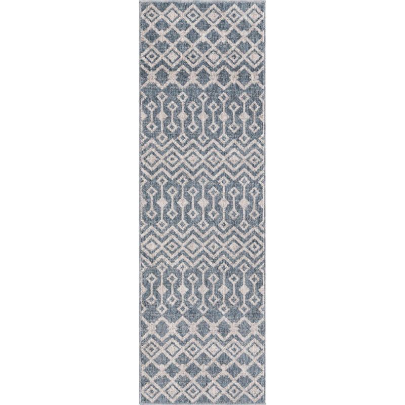 Abstract Indoor Rug, Runner 2' x 6'