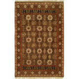 Brisbane Wool Oriental Area Rug in Brown