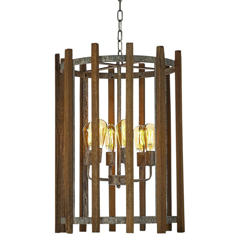 Lustre tambour 6 lumières Kutahya