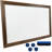Magnetic Wood Dry Erase Board