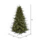 8.5' Artificial Fir Christmas Tree with Clear Lights