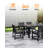 7 Pieces HDPE Outdoor Dining Set, Patio Dining Set With Umbrella Hole, All Weather Outdoor Dining Table Sets For 6, HDPE Patio Furniture Sets For Deck, Backyard, Lawn, And Poolside-867310050