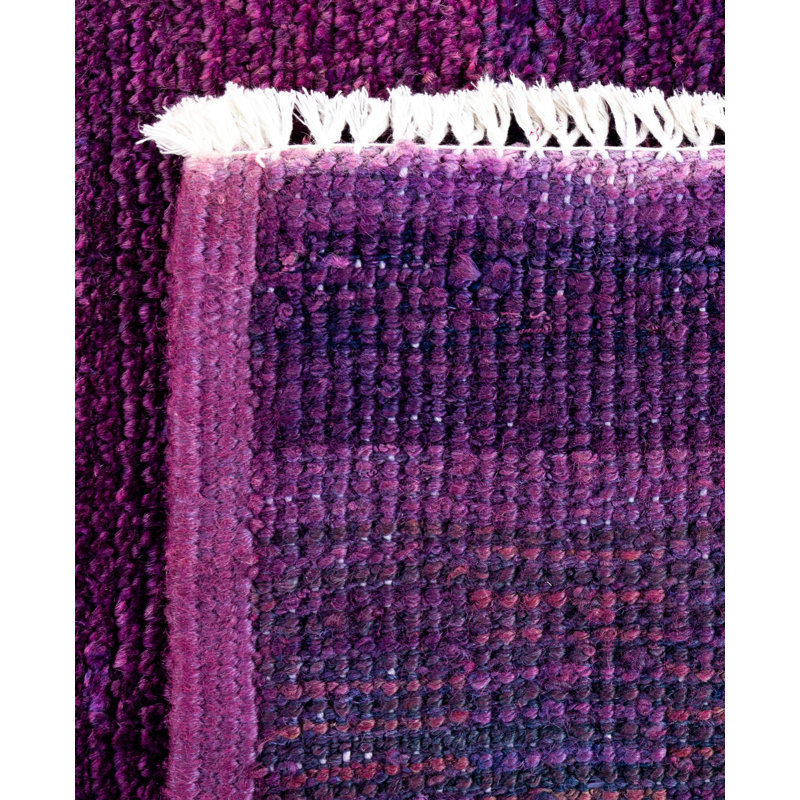 Overdyed One-of-a-Kind 3' 9" X 6' 1" Hand Knotted Area Rug