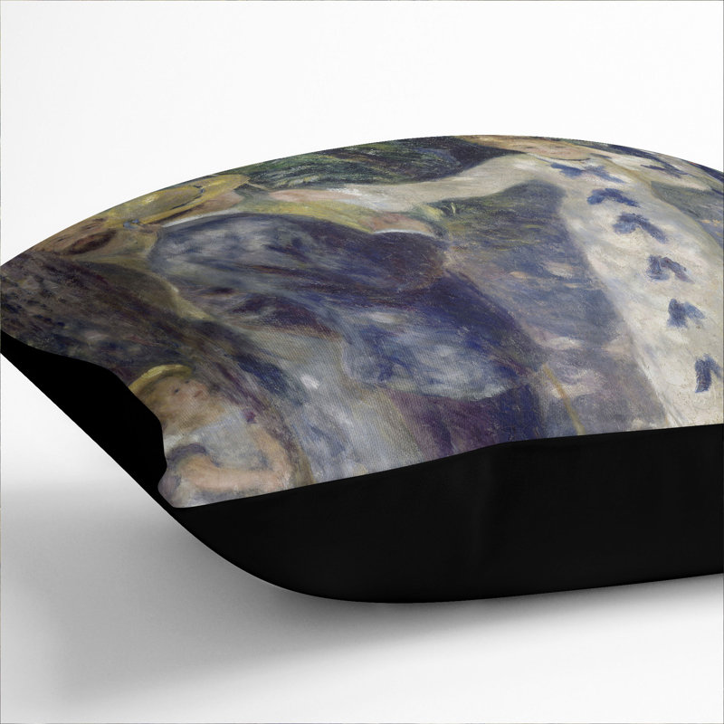 The Swing Scatter Cushion with Filling, Black, 55cm H x 55cm W x 20cm D
