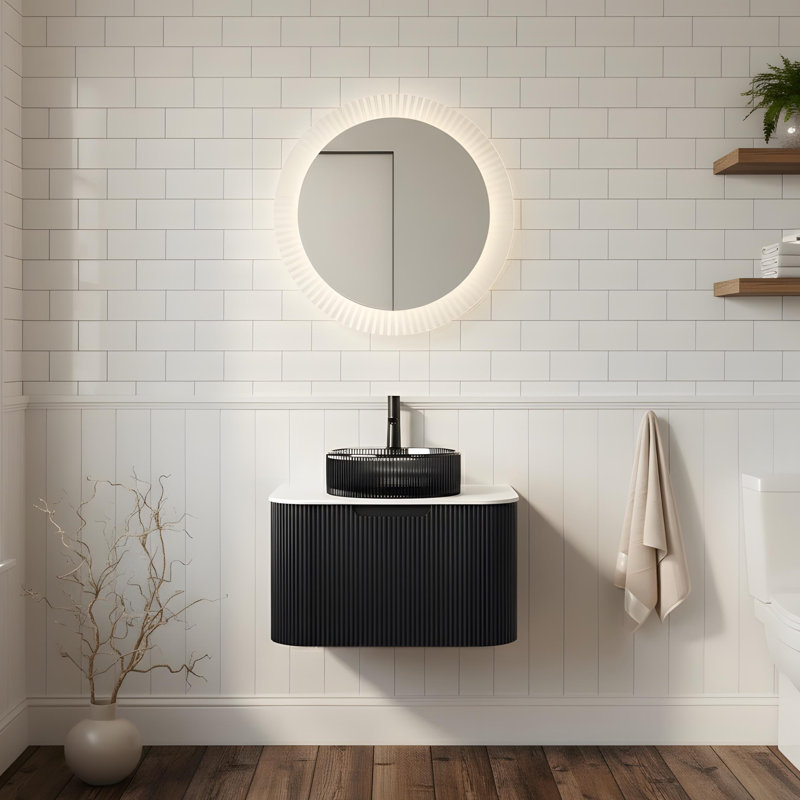 Armoire de salle de bain murale avec tiroir, 24"