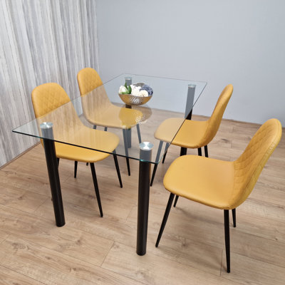 Charlice 4 - Person Dining Set