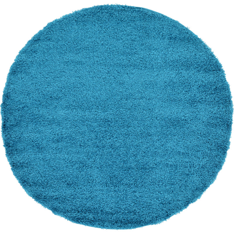 Tapis turquosie Angeline, Rond 6 pi 1 po