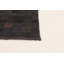 Tapis noir en cuir de vache Hanita
