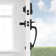 Prescott/Katella/SmartCode Silver Handle With Lever And Deadbolt Reversible Entry Set
