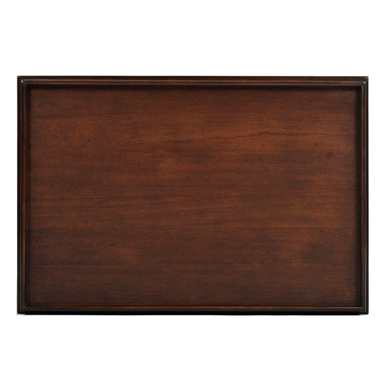 Grande table d'appoint rectangulaire Liz, Chocolat