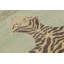 Rug & Kilim’S Distressed Tiger Skin Rug Design In Green With Pictorial-1888976932