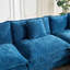 Canapé Cloud 4 places (le repose-pieds n'est pas inclus), canapé modulaire moderne, pour chambre à coucher et appartement dans le salon, coussin de siège rembourré à double couche, tissu chenille respirant-799111715-799111716-799111719