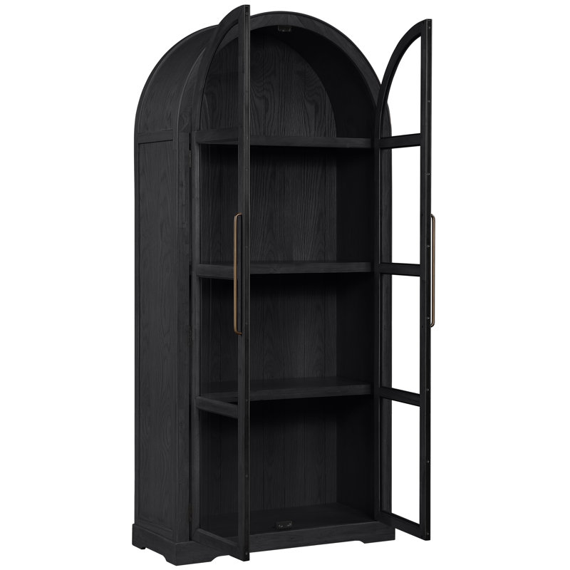 Armoire de rangement Corva, Noir