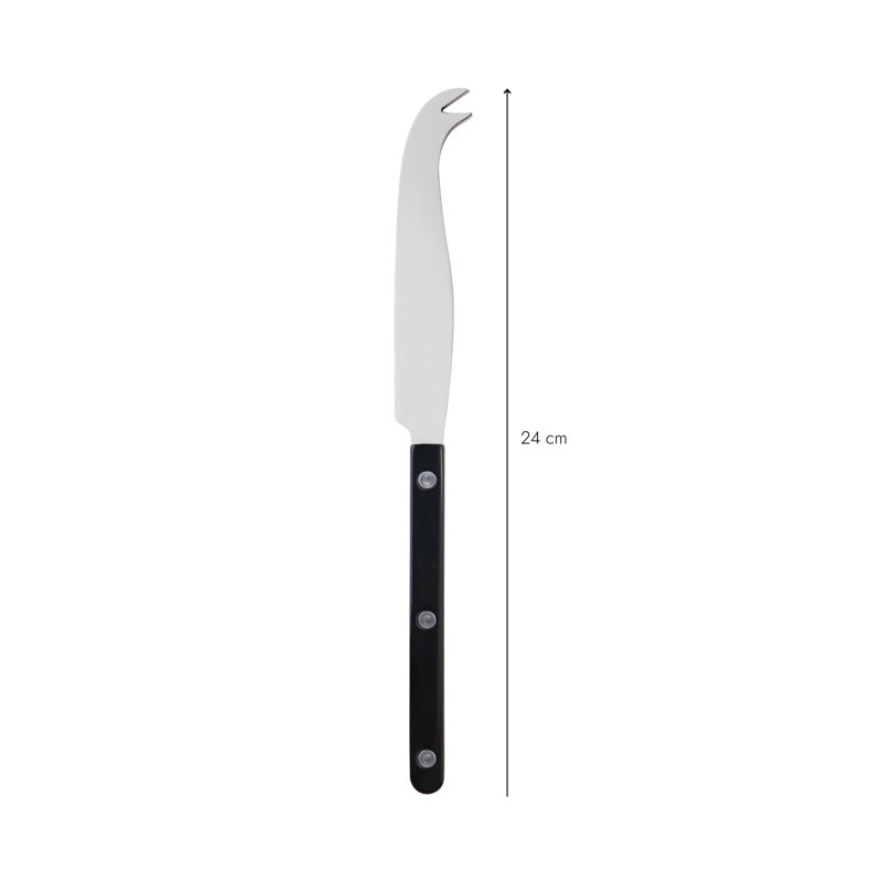Bistrot Solid Cheese Knife, Black