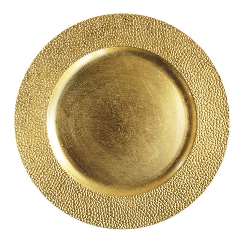 Plat de service 13 po, Or