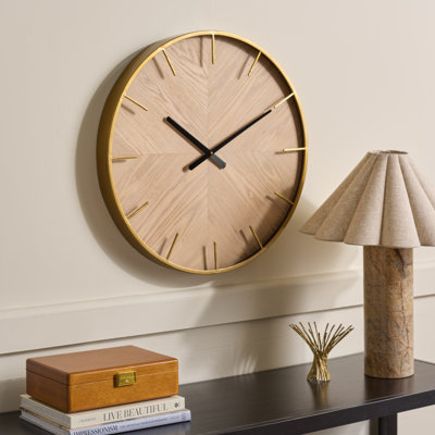 Macsen Wood and Iron Clock