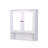 Wall Mounted Bathroom Cabinet With 2 Mirror Doors And Adjustable Shelf