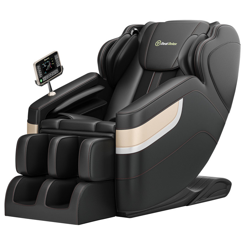 Fauteuil de massage Shiatsu pour le corps entier zéro gravité Favor-BS-04, Noir