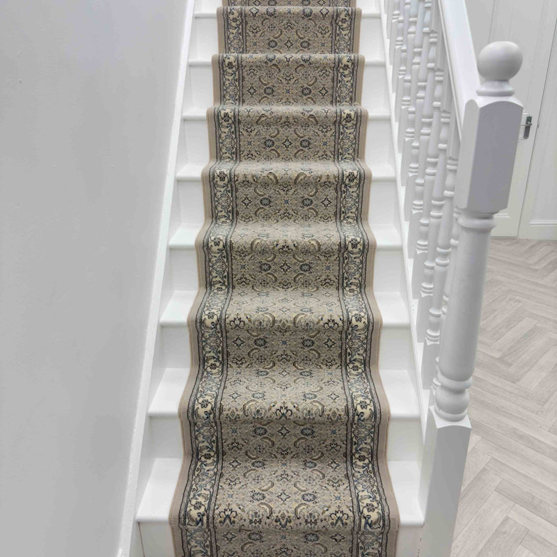 Stair Runner Floral Area Rug, Stair Runner 66 x 450 cm