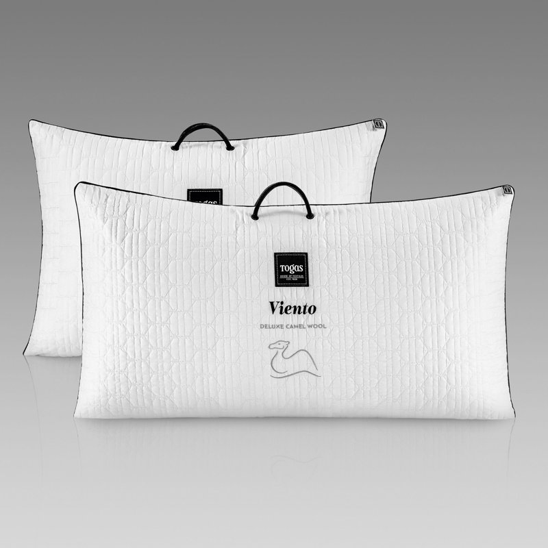 Viento Wool Medium Support Pillow, King