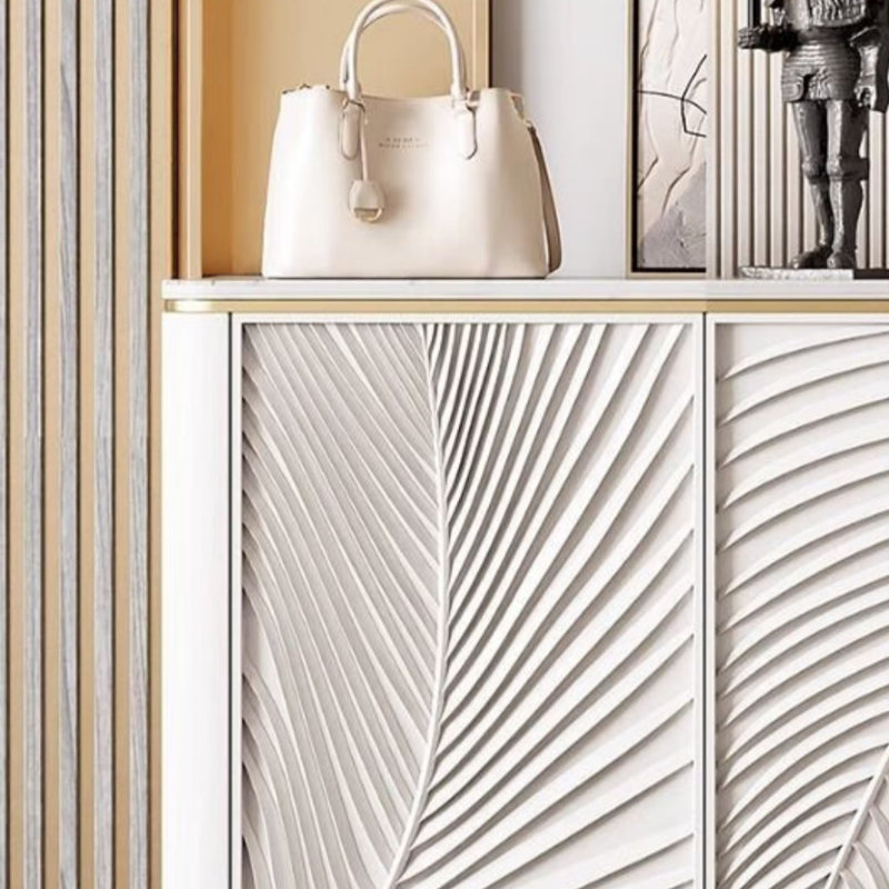 Buffet lumineux de luxe haut de gamme, Blanc