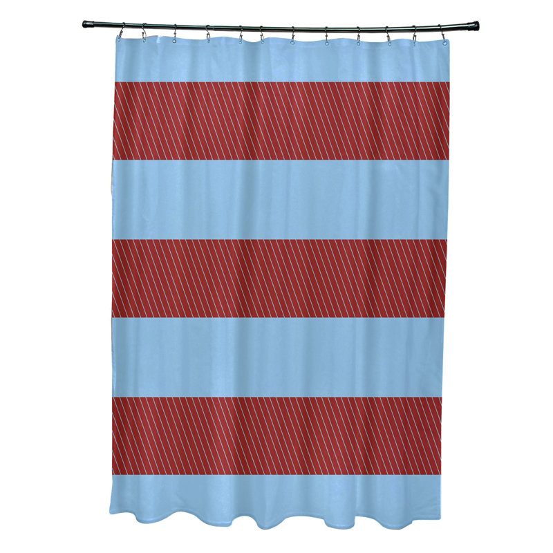 Rideau de douche Lumri, Rouge