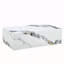 Table basse 39,3 * 23,6 * 11,8 po à motif de marbre blanc-1534993395
