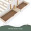 Lit plateforme avec tiroirs de rangement, structure de lit en bois massif avec garde-corps, petite tablette et crochets, aucun sommier nécessaire-1621669701-1621669690