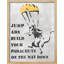 «Small Banksy Rat Paratrooper» sur papier-98267588-98267589