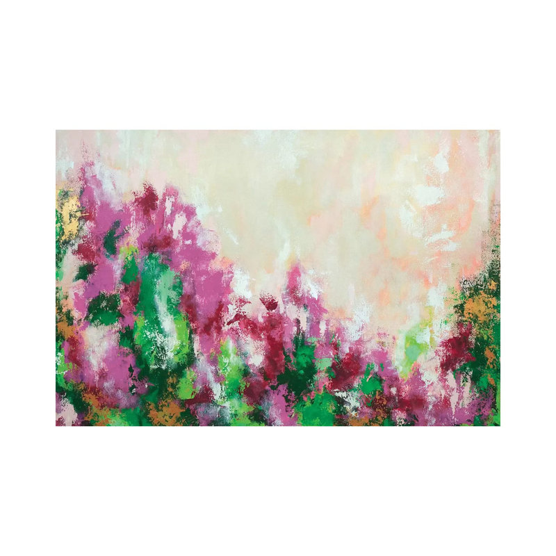 Blossomed by Monika Mickute - Wrapped Canvas Painting, 20.32 cm H x 30.48 cm W
