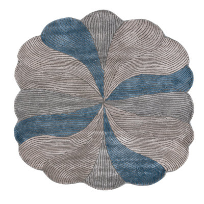 Fifth Avenue Hand Tufted Viscose,Wool, Cotton Abstract Indoor Rug
