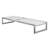  Pangea Home Bella Outdoor Aluminum Chaise Lounge – Modern Patio Sun Lounger with Quick-Dry Rope & Easy-Move Wheels - White-2001427092