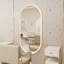 Ashlie Aluminium Oval Wall Mirror-1585772288