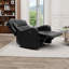 Fauteuil inclinable moelleux pour le salon - Siège confortable avec structure en bois massif et inclinaison sans effort