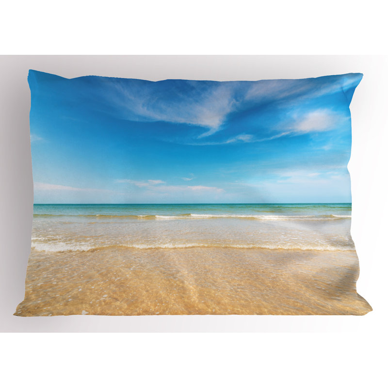 Ensemble de 2 taies décoratives Ambesonne Hawaii - bleu ciel tropique, H 20 po x l 30 po