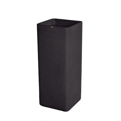 Fladd Square Concrete Pedestal Sink