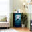 4 Drawer Dresser for Bedroom, Narrow Chest of Drawers, Wooden Top and Study Iron Frame 18"x37.5"-(WxH)