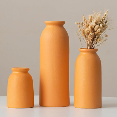 Ceramic vase set of 3