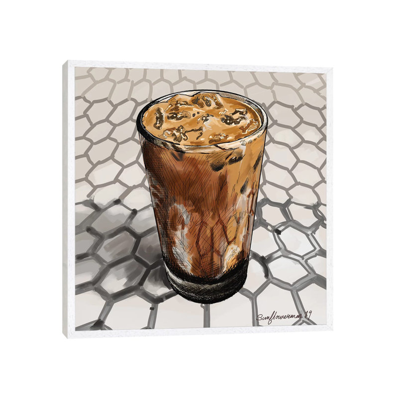 Colt 26 Espresso by Sunflowerman - Gallery-Wrapped Canvas Giclée on Canvas, White Framed, 93.98 cm H x 93.98 cm W