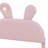 Lovely Cartoon Ears Design Upholstered Platform Bed with Light