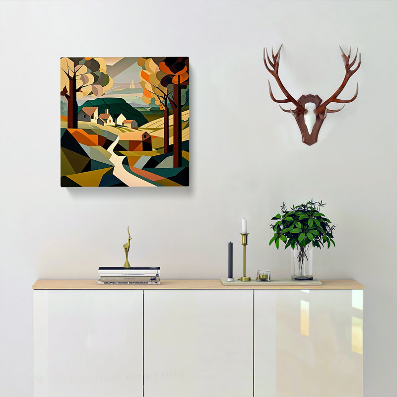 Landscape Cubism - Wrapped Canvas