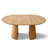 46"-83" Modern Extendable Pedestal Dining Table Set With Upholstered Open-Back Chairs, Round To Oval Kitchen Dining Set For 4-8-698599394-698599397