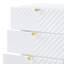 Commode, finition blanche ultrabrillante